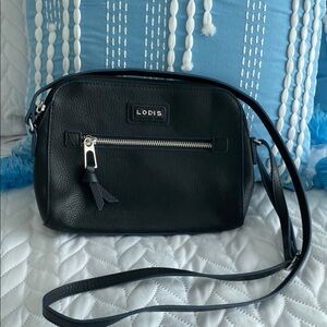 Lodis Black Crossbody Bag Sleek Minimalist Design